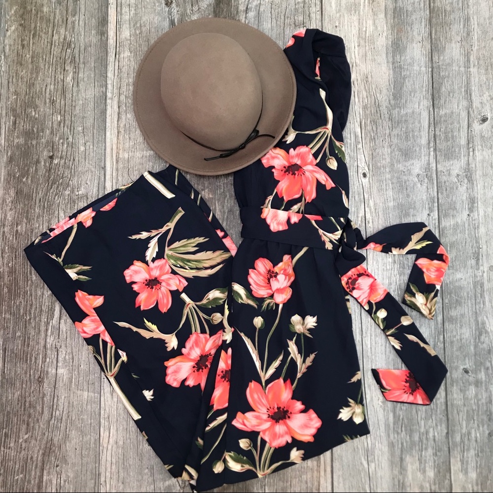 FLORAL JUMPSUIT